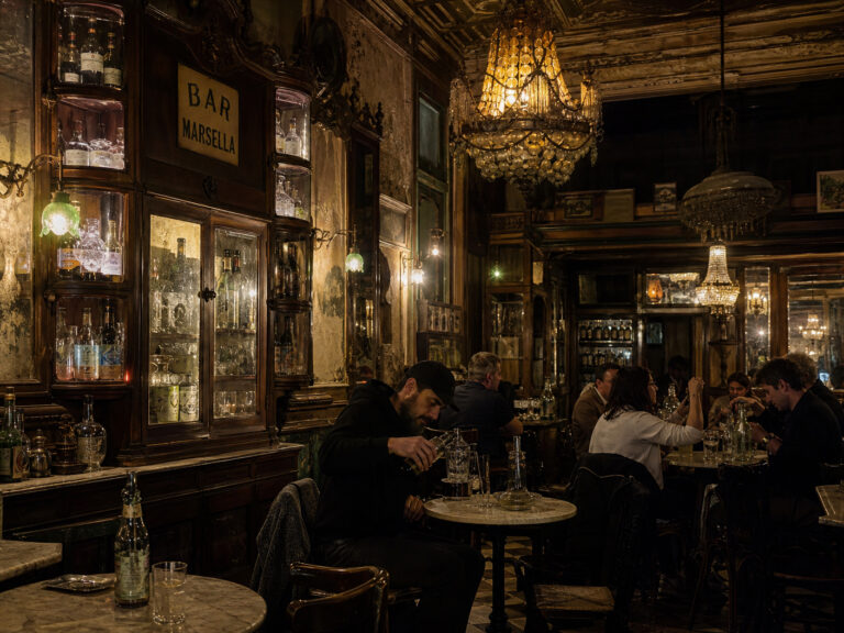 Historic interior of Bar Marsella in Barcelona’s El Raval